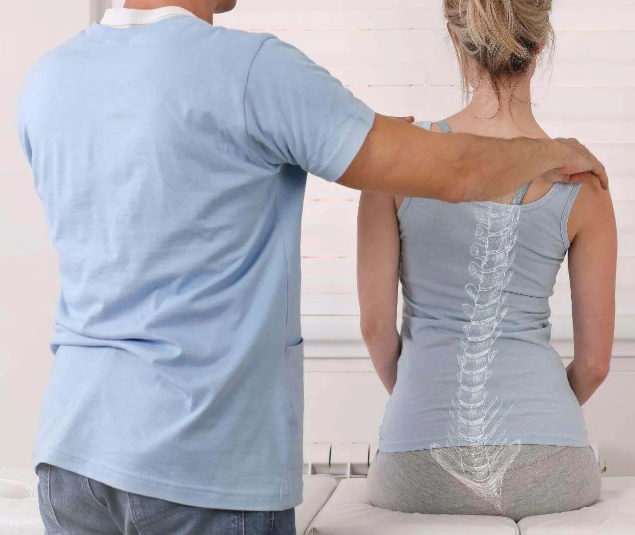 Women receiving chiropractic care